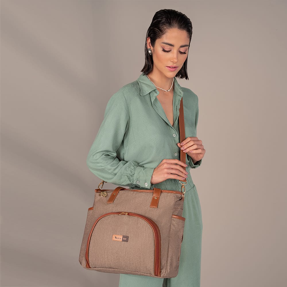 c bolsa maternidade usealce le baby cappuccino