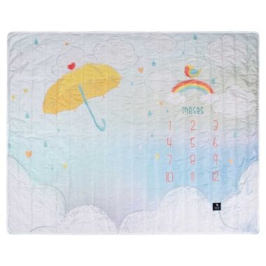 Tapete Mesversário Chuva de Amor