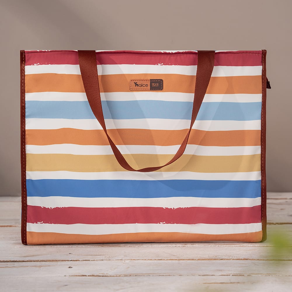 c bolsa maternidade alce bag listras