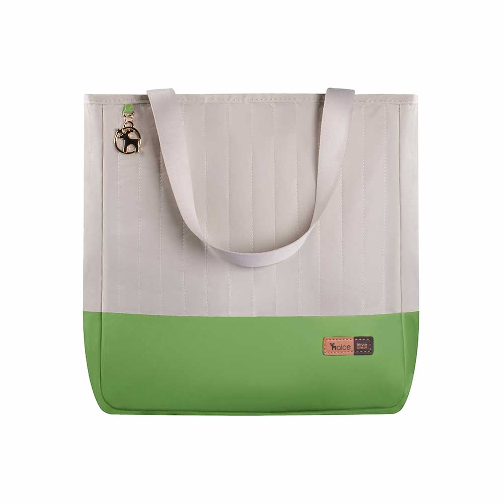Bolsa Maternidade Coleção Cores - Creme e Verde