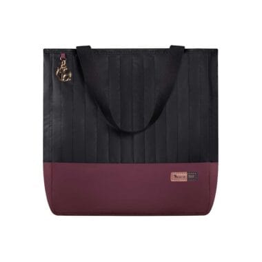 Bolsa Maternidade Coleção Cores - Preto e Marsala