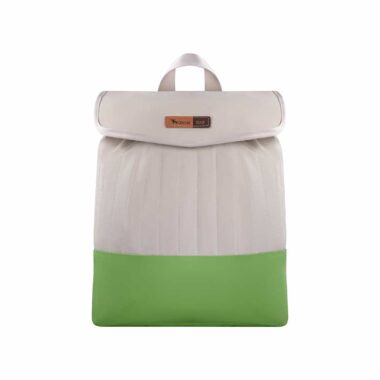 Mochila Maternidade Coleção Cores - Creme e Verde