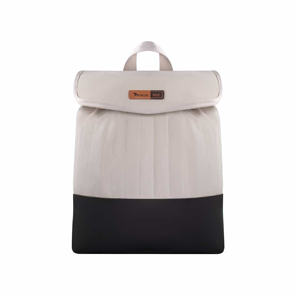 Mochila Maternidade Coleção Cores - Creme e Preto
