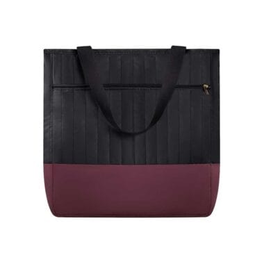 Bolsa Maternidade Coleção Cores - Preto e Marsala
