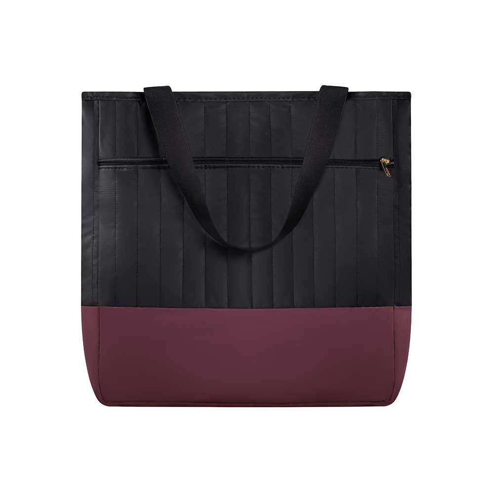 Bolsa Maternidade Coleção Cores - Preto e Marsala - Imagem 3