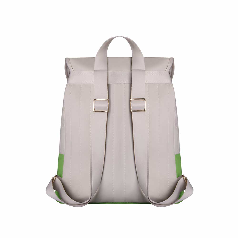 Mochila Maternidade Coleção Cores - Creme e Verde - Imagem 3