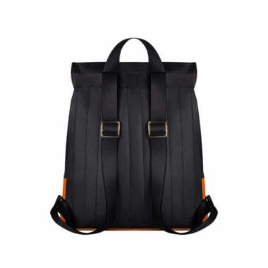 Mochila Maternidade Coleção Cores - Preto e Laranja