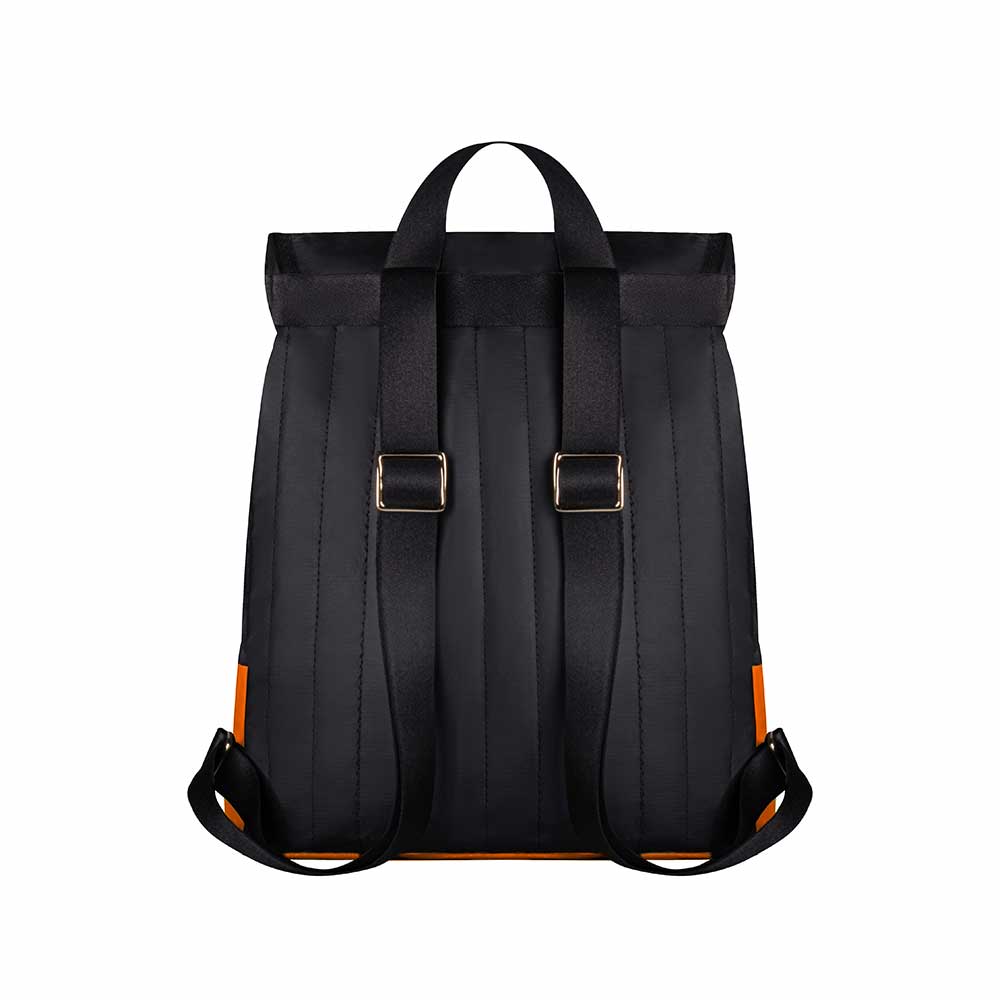 Mochila Maternidade Coleção Cores - Preto e Laranja - Imagem 3
