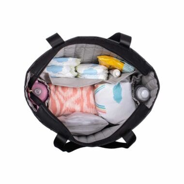 Bolsa Maternidade Coleção Cores - Preto e Caramelo