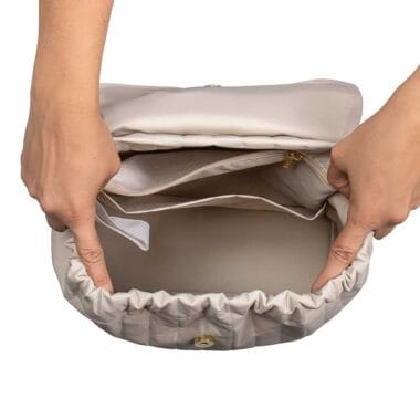 Mochila Maternidade Coleção Cores - Creme e Caramelo