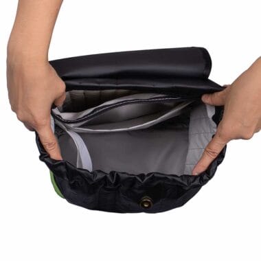 Kit Bolsa Mala e Mochila Maternidade Coleção Cores - Preto e Verde