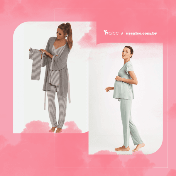 Pijamas para mães de primeira viagem