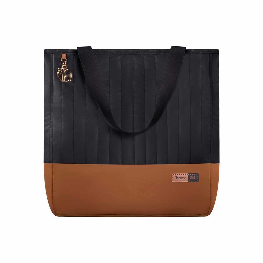 Bolsa Maternidade Coleção Cores - Preto e Caramelo