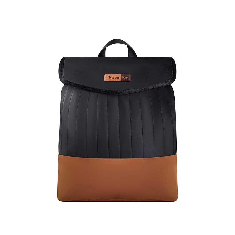 Mochila Maternidade Coleção Cores - Preto e Caramelo