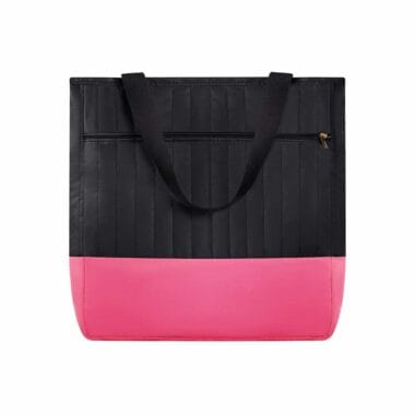 Kit Bolsa Mala e Mochila Maternidade Coleção Cores - Preto e Pink