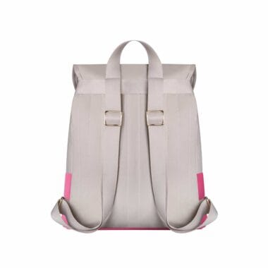 Kit Bolsa Mala e Mochila Maternidade Coleção Cores - Creme e Pink