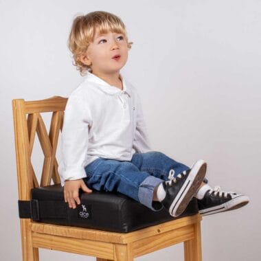 Assento de Alimentação e Elevação Quadrado Preto (Avulso)