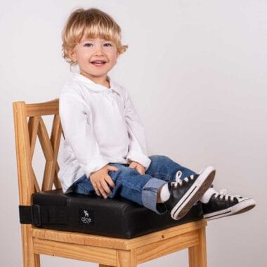 Assento de Alimentação e Elevação Quadrado Preto (Avulso)