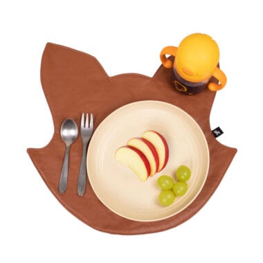 Jogo Americano Infantil Impermeável Sousplat Raposinha Caramelo