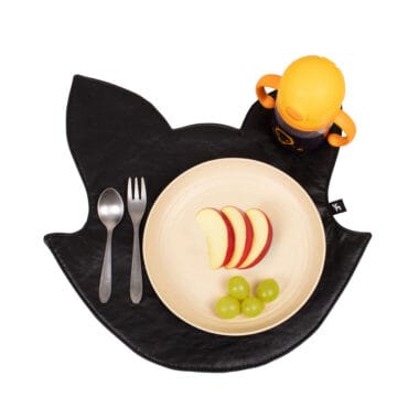 Jogo Americano Infantil Impermeável Sousplat Raposinha Preto