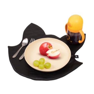 Jogo Americano Infantil Impermeável Sousplat Raposinha Preto