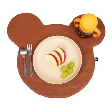 Jogo Americano Infantil Impermeável Sousplat Ursinho Caramelo