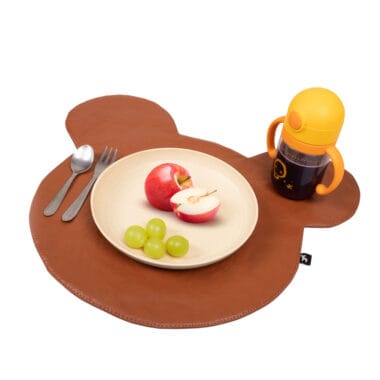 Jogo Americano Infantil Impermeável Sousplat Ursinho Caramelo