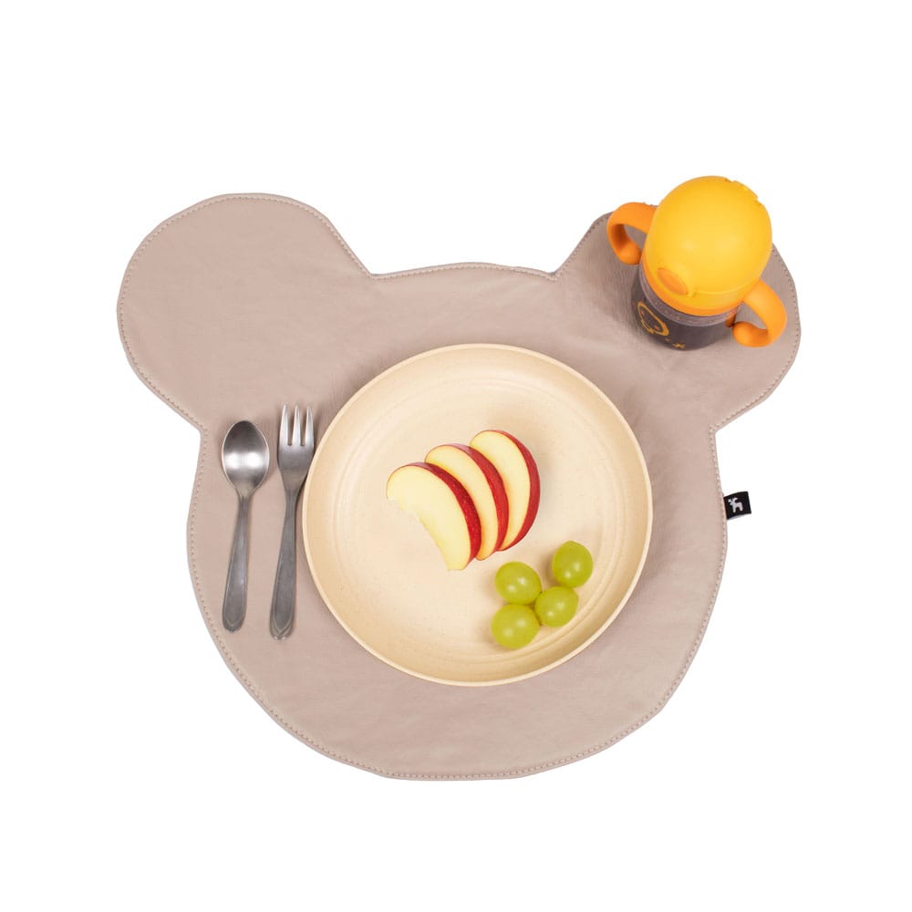 jogo americano infantil impermeável sousplat urso nude