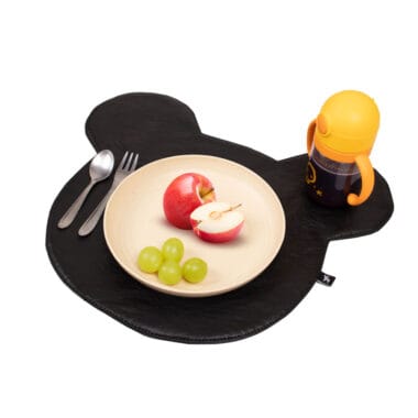 Jogo Americano Infantil Impermeável Sousplat Ursinho Preto