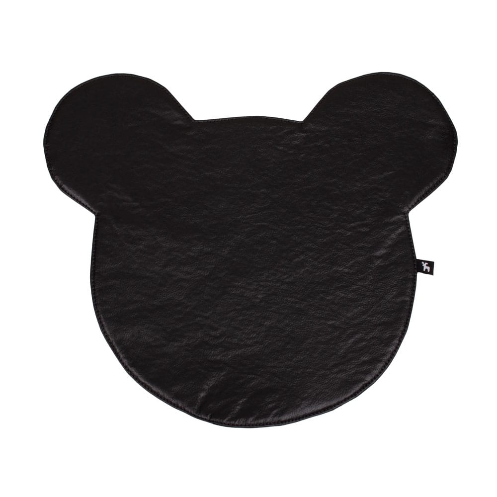 jogo americano infantil impermeável sousplat urso preto