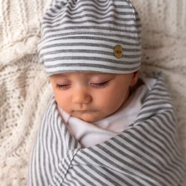 Touca Nozinho Coleção Mamãe e Bebê - Listras