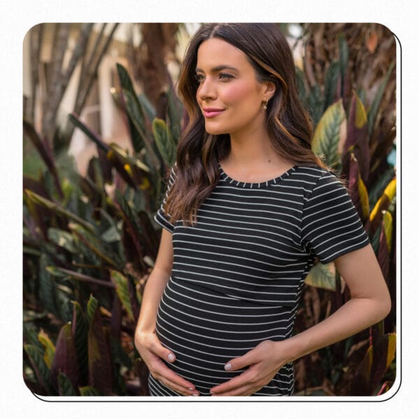 Calça de cós alto para pós-parto