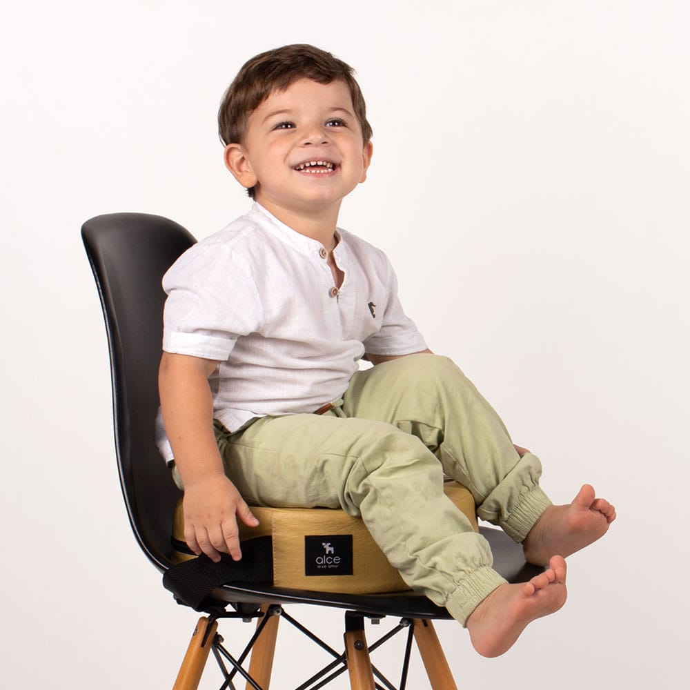 Assento de Alimentação e Elevação Redondo Mostarda (Avulso)