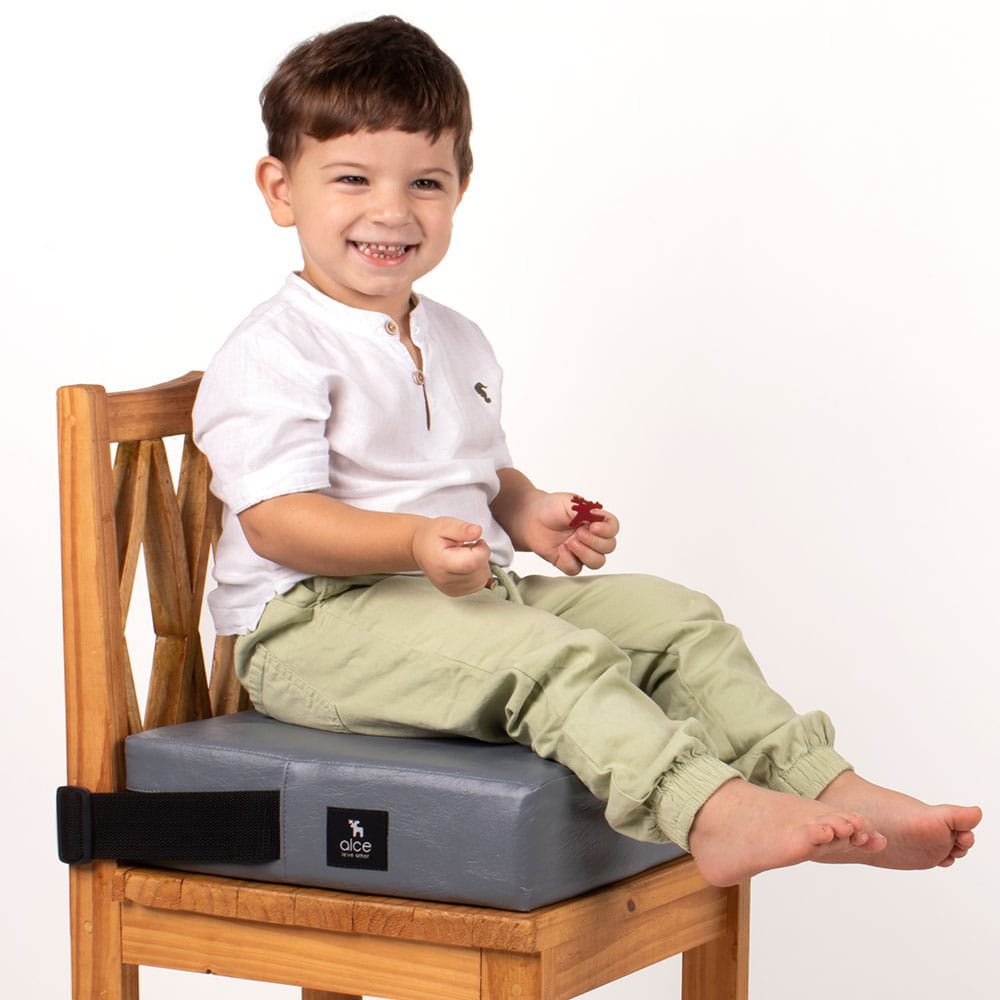 Assento de Alimentação e Elevação Quadrado Cinza (Avulso)