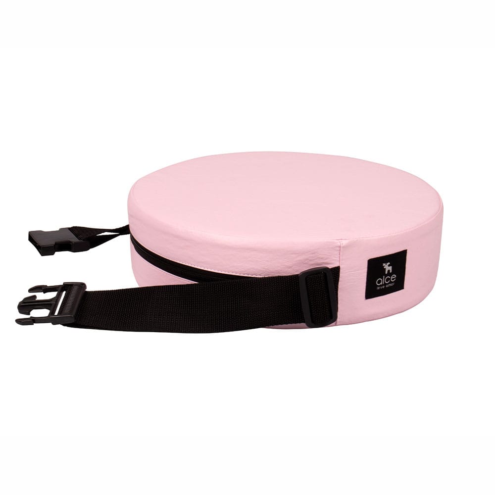 Assento De Alimentação Redondo E Cinto Rosa - Imagem 5