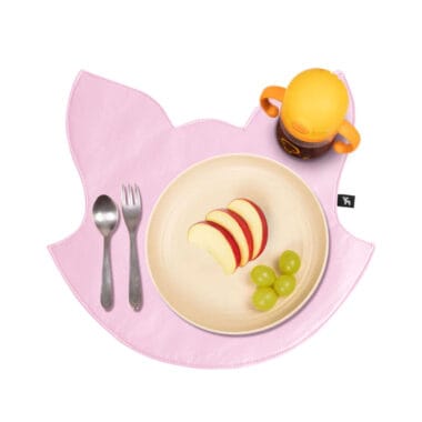 Jogo Americano Infantil Impermeável Sousplat Raposinha Rosa