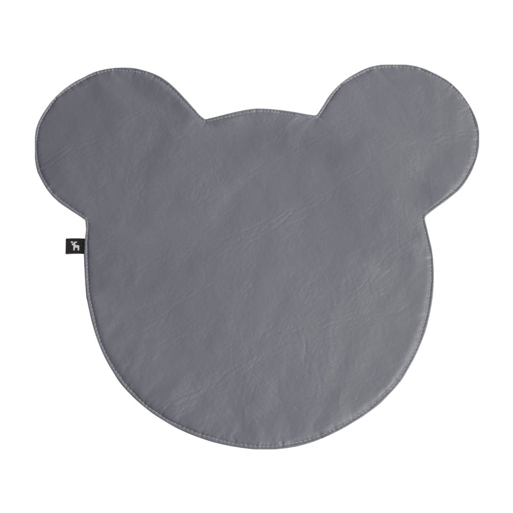 Jogo Americano Infantil Impermeável Sousplat Ursinho Cinza