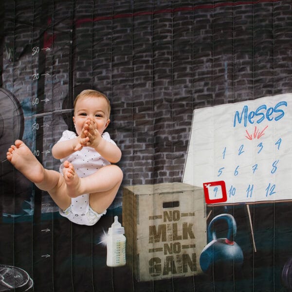 Tapete Mesversário Baby Fitness