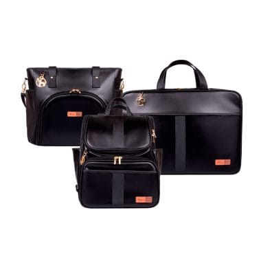 Kit Maternidade Lebaby Preta 3 peças