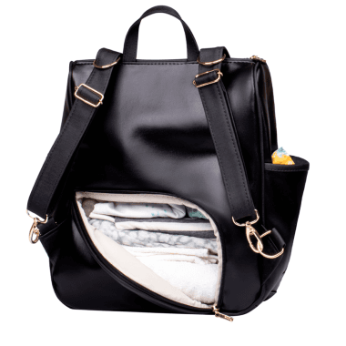 Bolsa Mochila Maternidade Multifuncional Lebaby 2 em 1 Preta