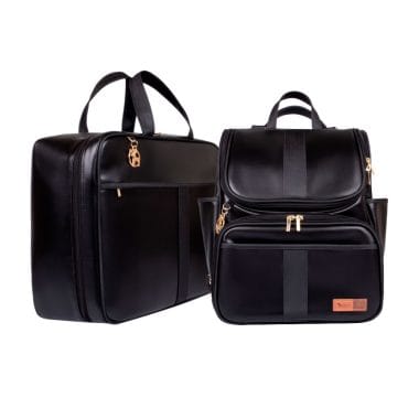Kit Maternidade Mochila e Mala Lebaby Preta
