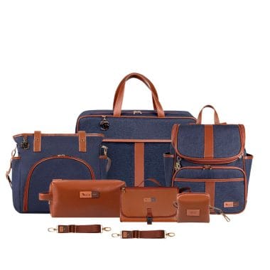 Kit Lebaby 7 Peças Jeans