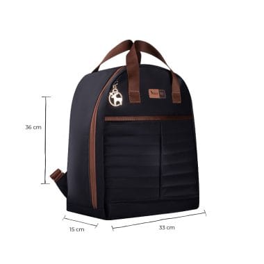 Mochila Maternidade Coleção Materna Preta