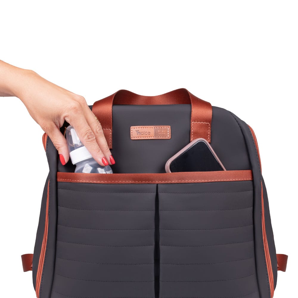 Mochila Maternidade Coleção Materna Preta - Imagem 7