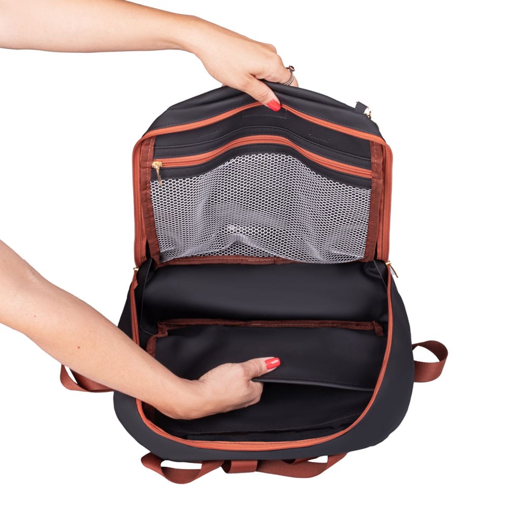 Mochila Maternidade Coleção Materna Preta - Imagem 5