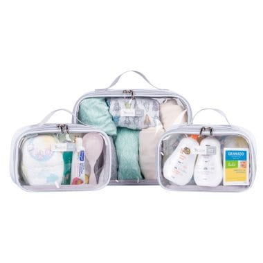 Kit Organizadores de Mala e Bolsa Azul