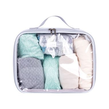 Kit Organizadores de Mala e Bolsa Azul