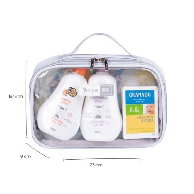 Kit Organizadores de Mala e Bolsa Azul