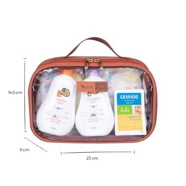 Kit Organizadores de Mala e Bolsa Caramelo