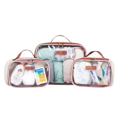 Kit Organizadores de Mala e Bolsa Nude